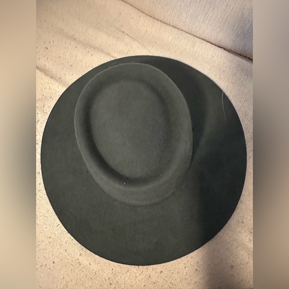 Designer Gigi Pip GAMBLER HAT Olive Green 57S/M Wide Brim,Lined,Australian Wool - Picture 15 of 16